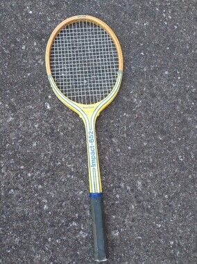 Rosie Casals Yellow Tennis Racket - Classic Outdoor Play